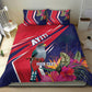 Haiti Personalized Bedding Set Hispaniolan Trogon Tropical Vibes