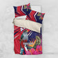 Haiti Personalized Bedding Set Hispaniolan Trogon Tropical Vibes