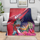 Haiti Personalized Blanket Hispaniolan Trogon Tropical Vibes