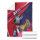 Haiti Personalized Blanket Hispaniolan Trogon Tropical Vibes