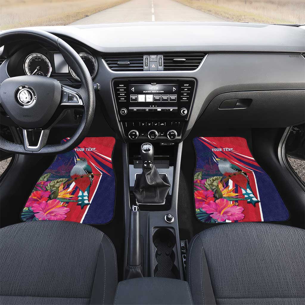 Haiti Personalized Car Mats Hispaniolan Trogon Tropical Vibes