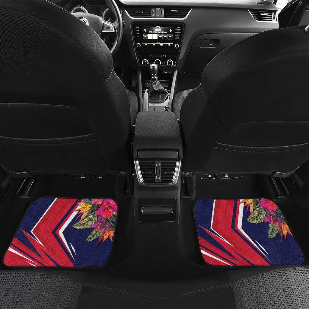 Haiti Personalized Car Mats Hispaniolan Trogon Tropical Vibes