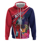 Haiti Personalized Hoodie Hispaniolan Trogon Tropical Vibes