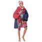 Haiti Personalized Kid Wearable Blanket Hoodie Hispaniolan Trogon Tropical Vibes