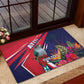 Haiti Personalized Rubber Doormat Hispaniolan Trogon Tropical Vibes