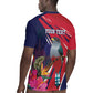 Haiti Personalized Rugby Jersey Hispaniolan Trogon Tropical Vibes