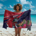 Haiti Personalized Sarong Hispaniolan Trogon Tropical Vibes