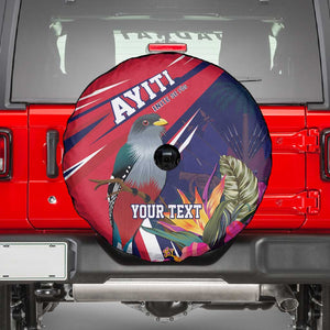Haiti Personalized Spare Tire Cover Hispaniolan Trogon Tropical Vibes
