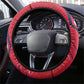 Haiti Steering Wheel Cover Hispaniolan Trogon Tropical Vibes