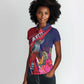 Haiti Personalized Women Polo Shirt Hispaniolan Trogon Tropical Vibes