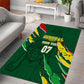 Custom Senegal Football Area Rug Nations Cup 2024 Téranga Lions
