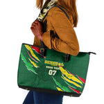 Custom Senegal Football Leather Tote Bag Nations Cup 2024 Téranga Lions