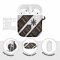 Habesha Kemis Inspired Tilet Pattern AirPods Case White