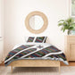 Habesha Kemis Inspired Tilet Pattern Bedding Set White