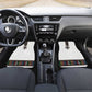 Habesha Kemis Inspired Tilet Pattern Car Mats White