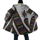 Habesha Kemis Inspired Tilet Pattern Cloak White