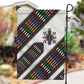 Habesha Kemis Inspired Tilet Pattern Garden Flag White