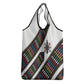 Habesha Kemis Inspired Tilet Pattern Grocery Bag White