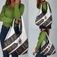 Habesha Kemis Inspired Tilet Pattern Grocery Bag White