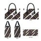 Habesha Kemis Inspired Tilet Pattern Leather Bag White