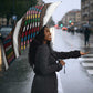 Habesha Kemis Inspired Tilet Pattern Umbrella White
