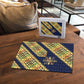 Habesha Kemis Inspired Tilet Pattern Puzzle Royal Blue - Gold