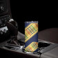 Habesha Kemis Inspired Tilet Pattern Skinny Tumbler Royal Blue - Gold