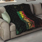 Reggae King Marley Quilt Typeset Grunge Style