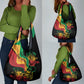 Reggae Day Grocery Bag One Love One Heart