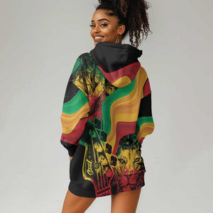 Reggae Day Hoodie Dress One Love One Heart