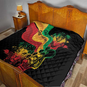 Reggae Day Quilt One Love One Heart