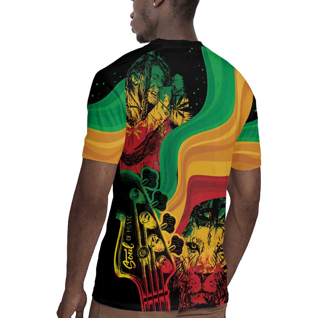 Reggae Day Rugby Jersey One Love One Heart