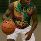 Reggae Day Sleeveless Zip Hoodie One Love One Heart - African Pride