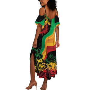 Reggae Day Summer Maxi Dress One Love One Heart