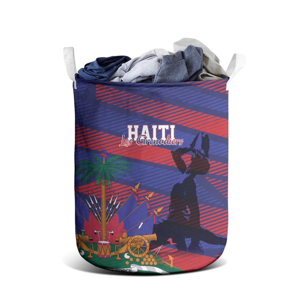 Afro-Haiti Football Les Grenadiers Laundry Basket Echoes of History - African Pride
