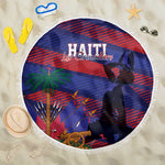Afro-Haiti Football Les Grenadiers Beach Blanket Echoes of History - African Pride