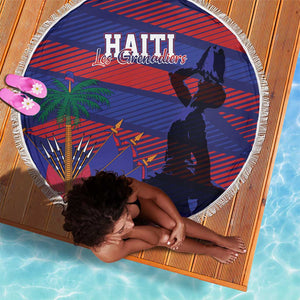 Afro-Haiti Football Les Grenadiers Beach Blanket Echoes of History - African Pride