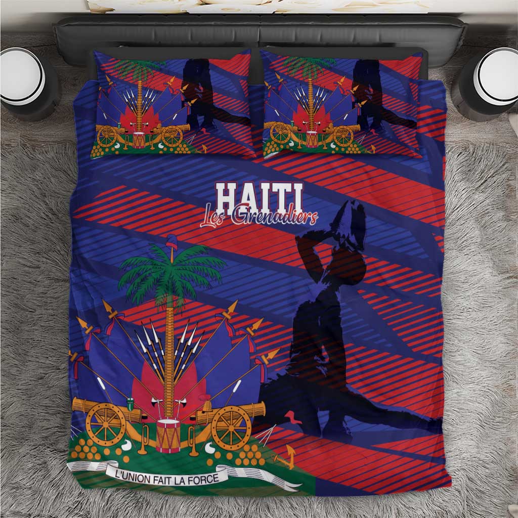 Afro-Haiti Football Les Grenadiers Bedding Set Echoes of History - African Pride