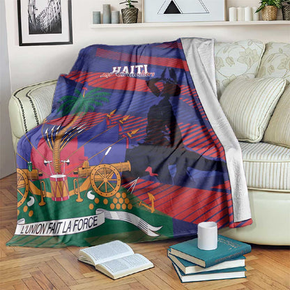 Afro-Haiti Football Les Grenadiers Blanket Echoes of History - African Pride