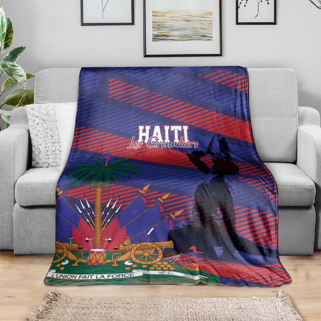 Afro-Haiti Football Les Grenadiers Blanket Echoes of History - African Pride