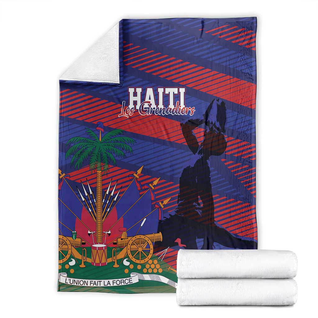 Afro-Haiti Football Les Grenadiers Blanket Echoes of History - African Pride