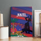 Afro-Haiti Football Les Grenadiers Canvas Wall Art Echoes of History - African Pride