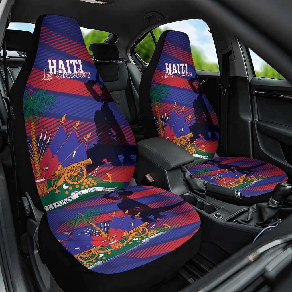 Afro-Haiti Football Les Grenadiers Car Seat Cover Echoes of History - African Pride