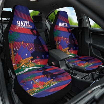 Afro-Haiti Football Les Grenadiers Car Seat Cover Echoes of History - African Pride