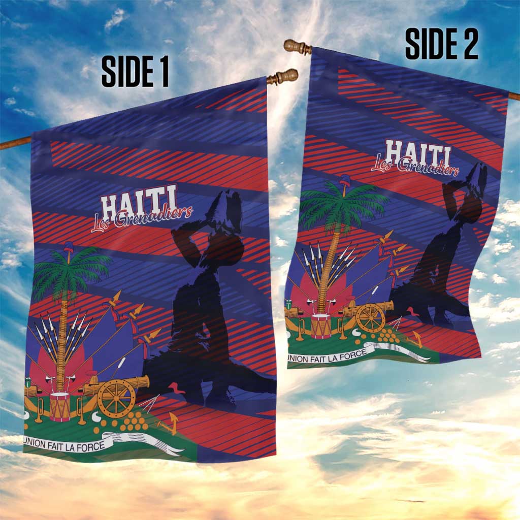 Afro-Haiti Football Les Grenadiers Garden Flag Echoes of History - African Pride