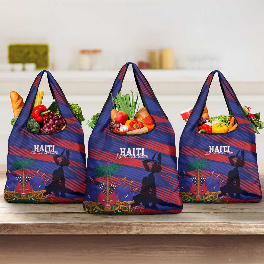 Afro-Haiti Football Les Grenadiers Grocery Bag Echoes of History - African Pride