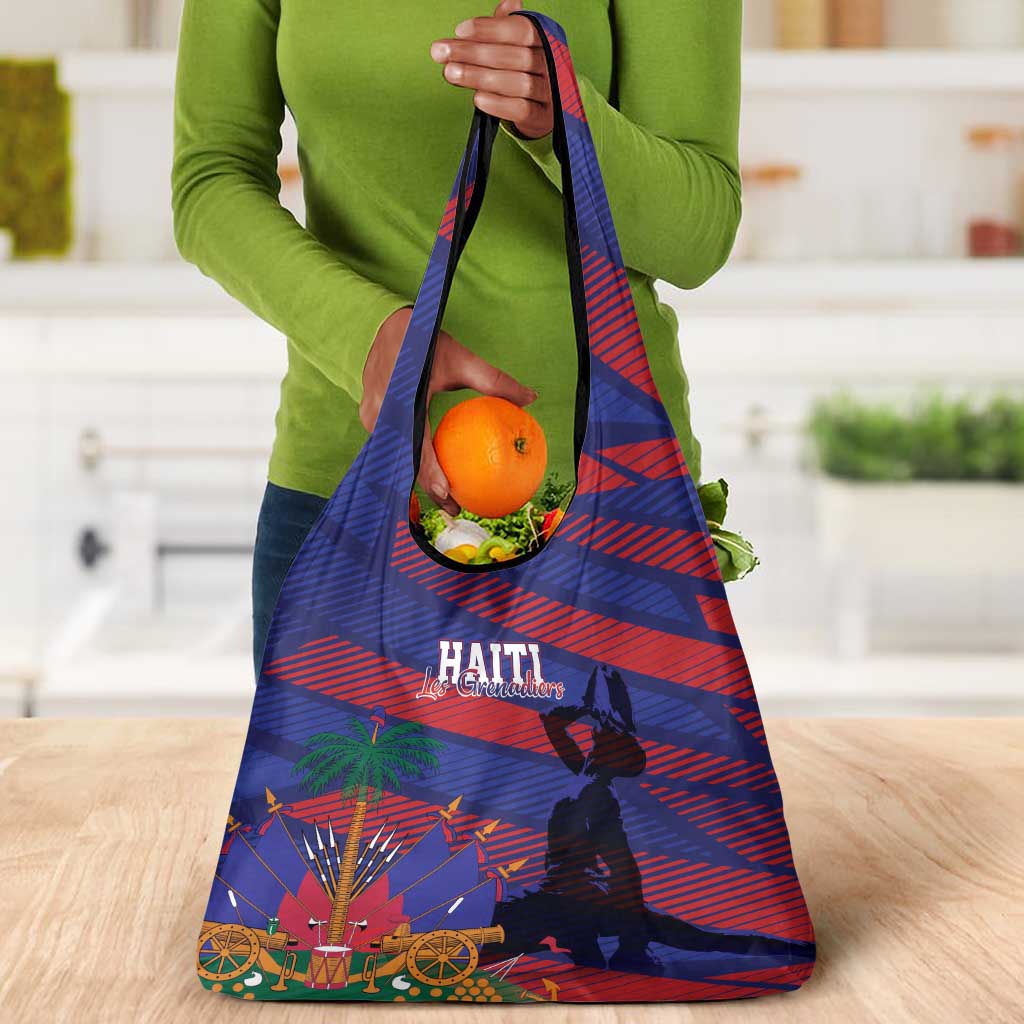 Afro-Haiti Football Les Grenadiers Grocery Bag Echoes of History - African Pride