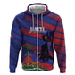 Afro-Haiti Football Personalized Les Grenadiers Hoodie Echoes of History - African Pride