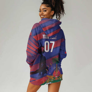 Afro-Haiti Football Personalized Les Grenadiers Hoodie Dress Echoes of History - African Pride