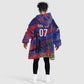 Afro-Haiti Football Personalized Les Grenadiers Kid Wearable Blanket Hoodie Echoes of History - African Pride